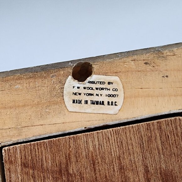 Antique Ornate Wooden Carved Picture Frame With Oil Painting 2x2.25" - Picture 5 of 13